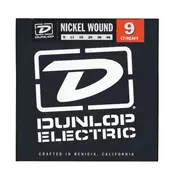 Cuerdas de guitarra eléctrica Dunlop de acero niquelado, parte superior ligera/parte inferior pesada 9 a 46