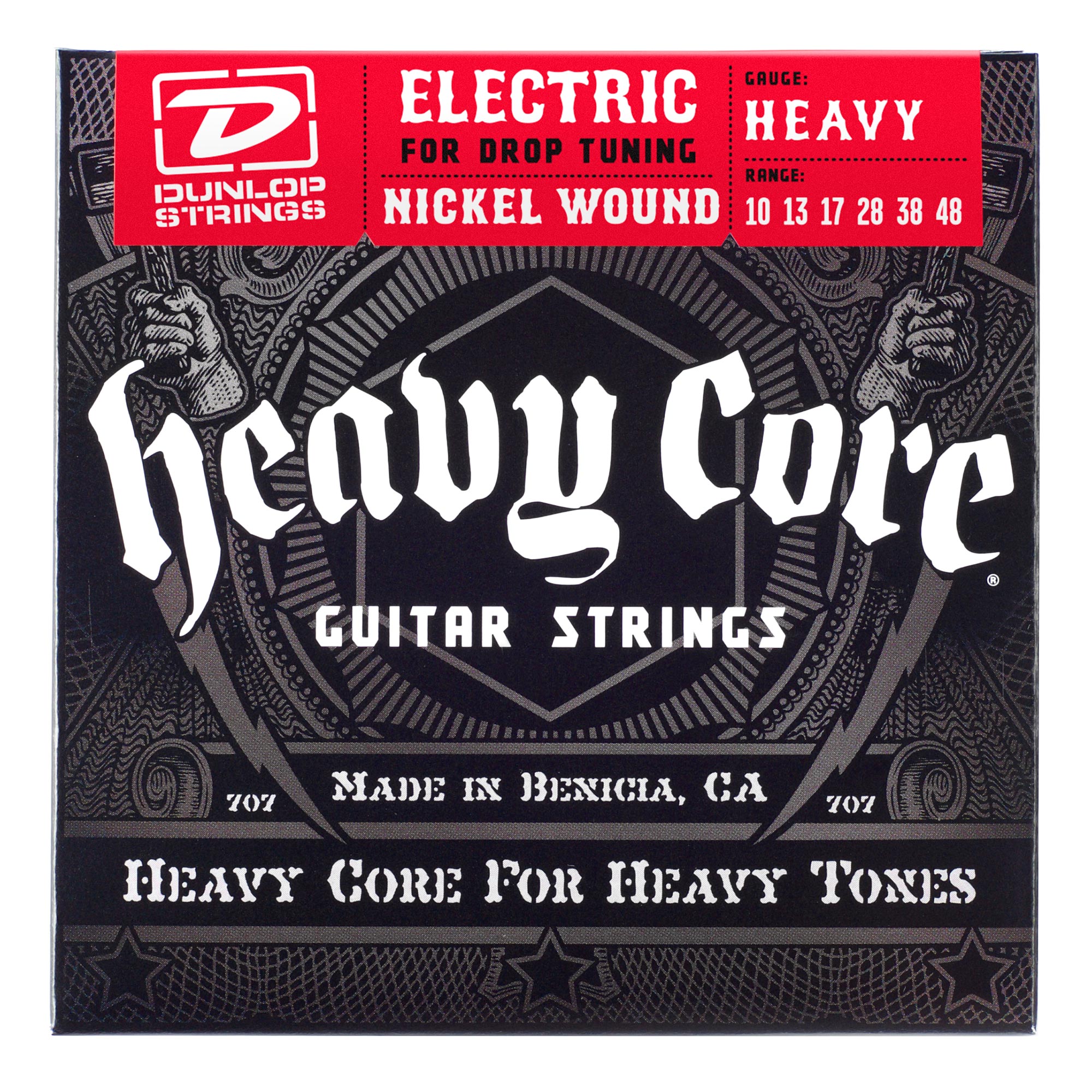 Cuerdas de guitarra eléctrica Dunlop Heavy Core Cuerdas de guitarra eléctrica Dunlop Heavy Core