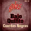 Cuerdas Negras con cuerdas de guitarra acústica GHS con extremo de bucle recubierto Bajo Quinto, acero inoxidable recubierto negro Cuerdas Negras con cuerdas de guitarra acústica GHS con extremo de bucle recubierto Bajo Quinto, acero inoxidable recubierto negro