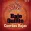 Cuerdas Rojas, acero inoxidable con revestimiento rojo, cuerdas de guitarra acústica GHS con extremo de bucle Bajo Quinto Cuerdas Rojas, acero inoxidable con revestimiento rojo, cuerdas de guitarra acústica GHS con extremo de bucle Bajo Quinto