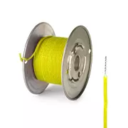 Alambre de empuje trenzado Vintage Core - 50 pies, amarillo