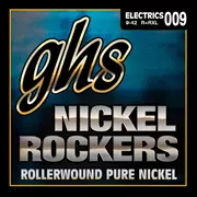 Balancín de níquel con guitarra eléctrica GHS, extraligero, 9 - 42