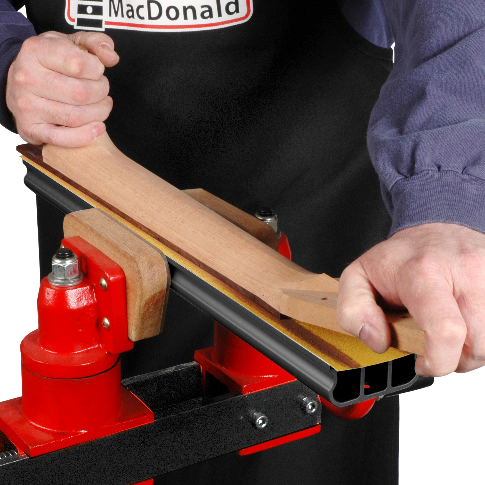 Taco de lijado con radio de aluminio, 18" de largo Taco de lijado con radio de aluminio, 18" de largo