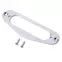 Anillo de marco de pastilla metal para recogidas de bobina única, pastilla Strat, cromo Anillo de marco de pastilla metal para recogidas de bobina única, pastilla Strat, cromo