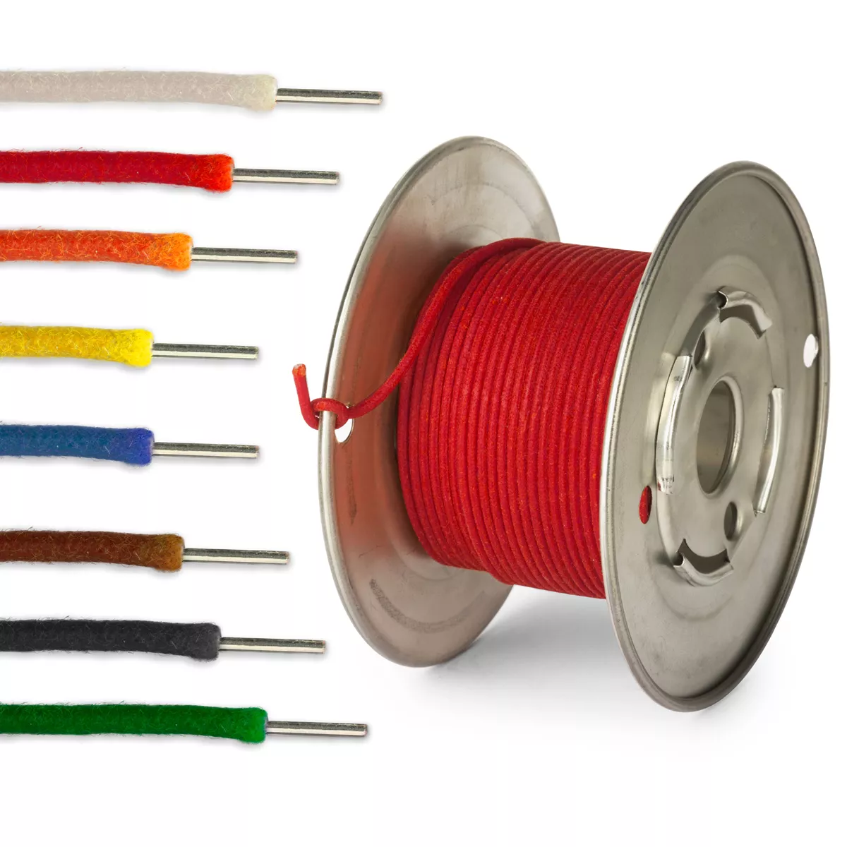 Alambre de empuje de núcleo sólido vintage - 50 pies Alambre de empuje de núcleo sólido vintage - 50 pies