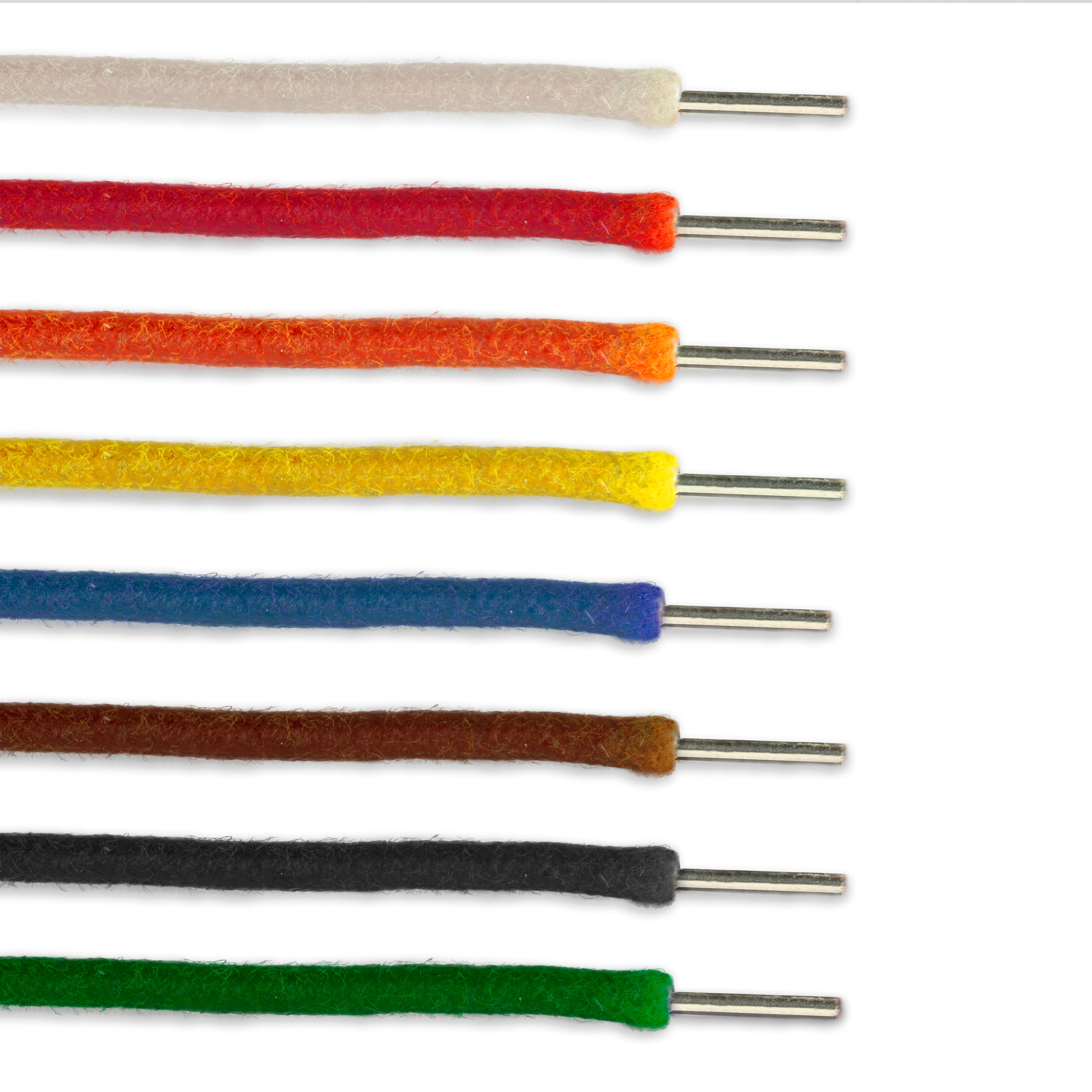 Alambre de empuje de núcleo sólido vintage - 50 pies