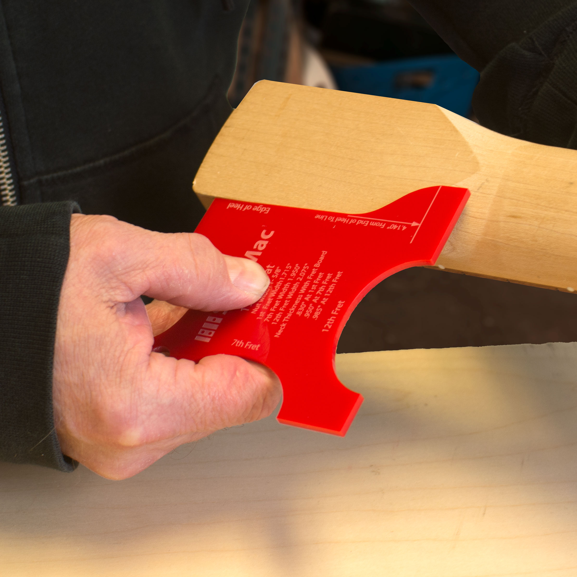 Plantillas de moldeo de cuello para guitarra eléctrica Plantillas de moldeo de cuello para guitarra eléctrica