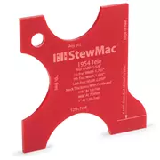 Plantillas de moldeado de mástil para guitarra eléctrica, 1954 Tele