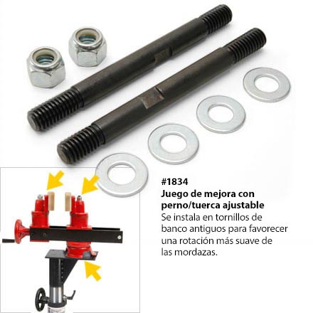 Piezas de repuesto para tornillo de banco de reparación de guitarra