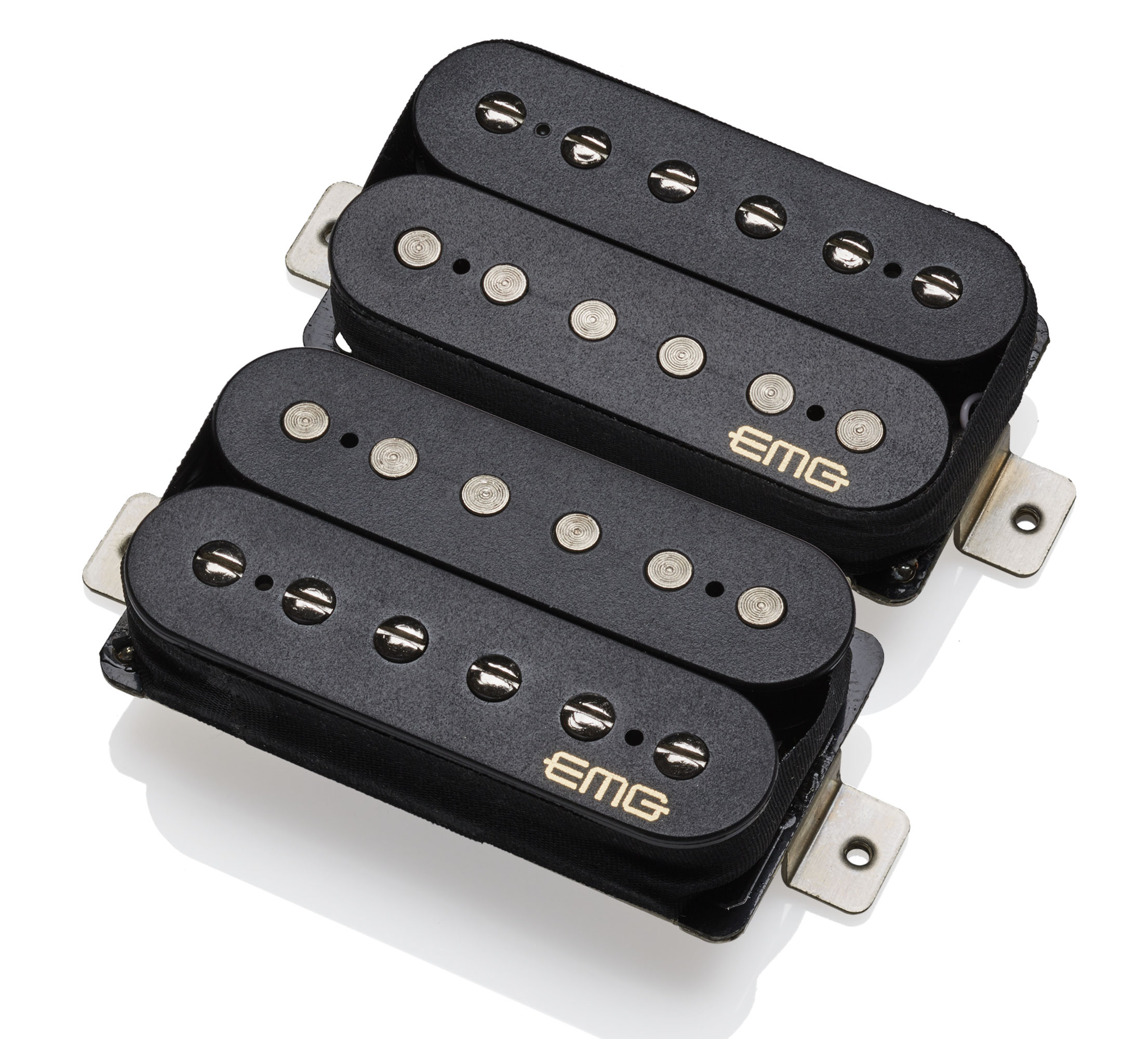 Juego de pastilla EMG Retro Active Fat 55 Humbucker, negro