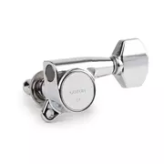 Perilla de perilla estilo Schaller Gotoh, cromado clavijeros, lado izquierdo individual