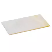 Blanco con incrustación de perlas, nácar blanco, 1