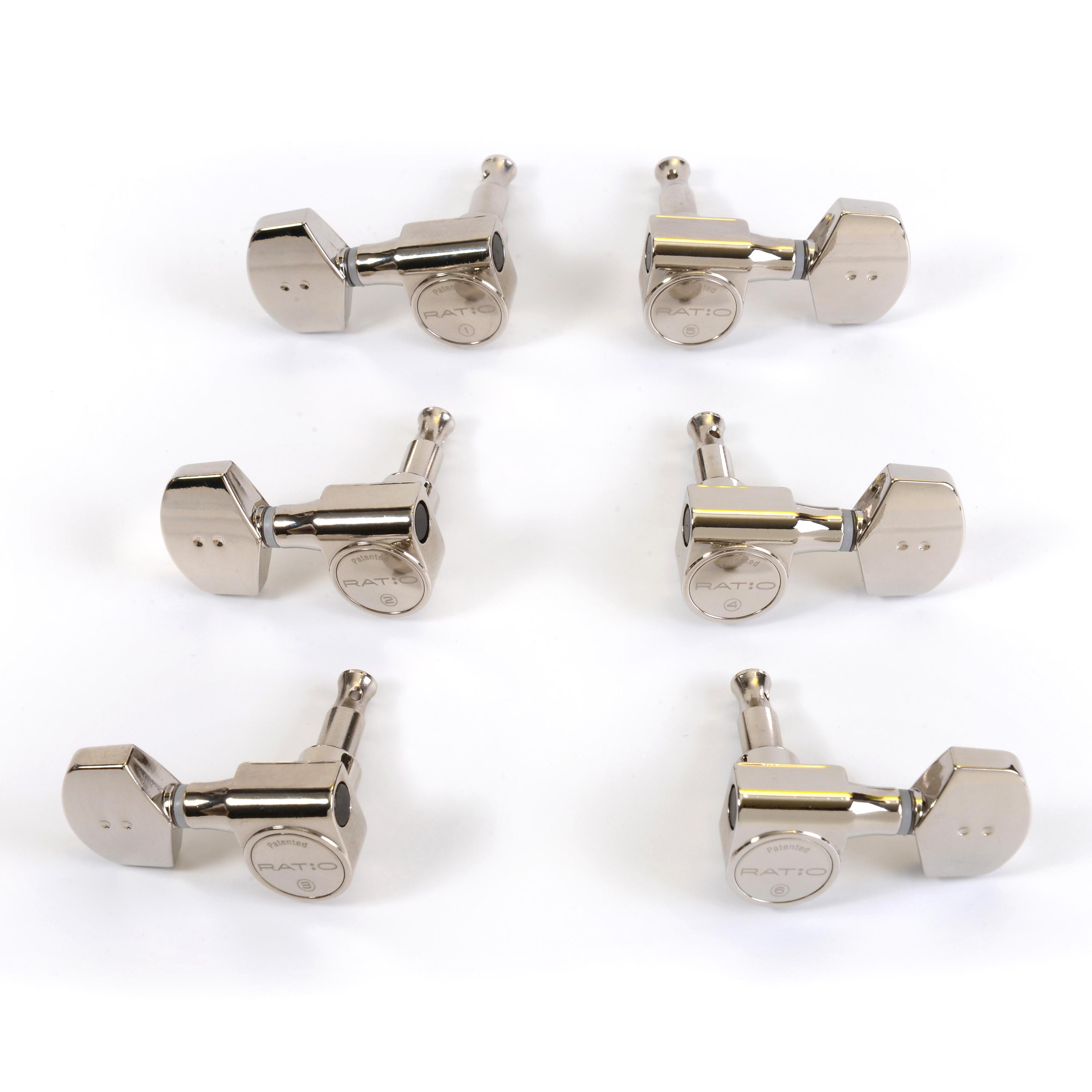 Clavijas de afinación Graph Tech Ratio 3+3 para guitarra acústica