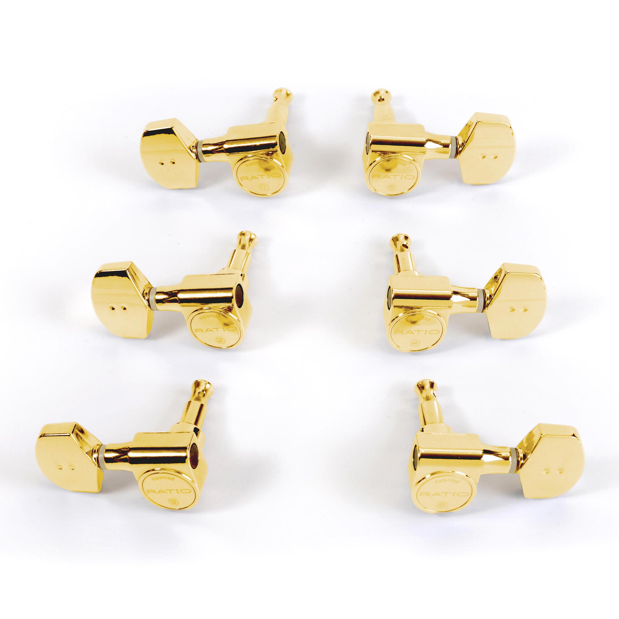 Clavijas de afinación Graph Tech Ratio 3+3 para guitarra acústica