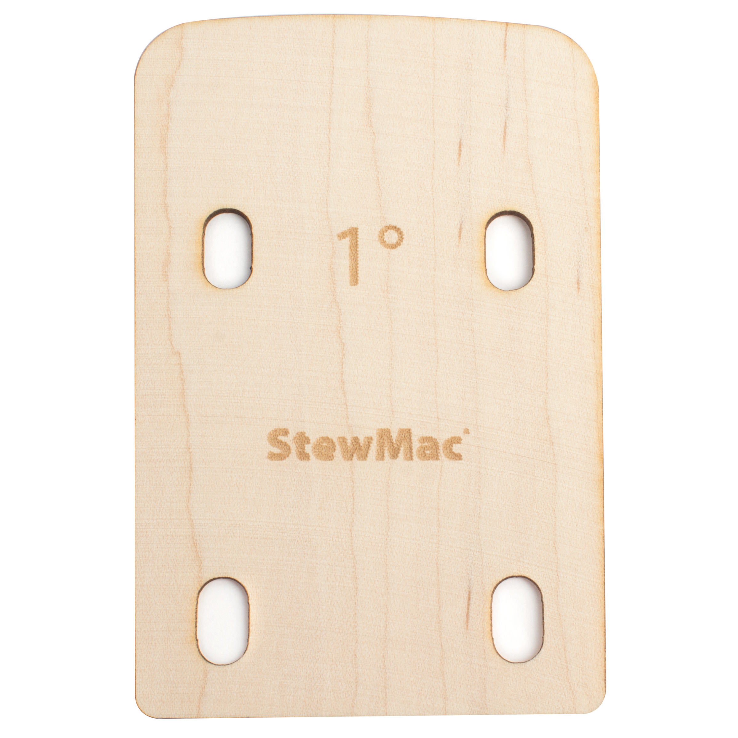 StewMac Neck Shims for Bass, Shaped, 1 degree