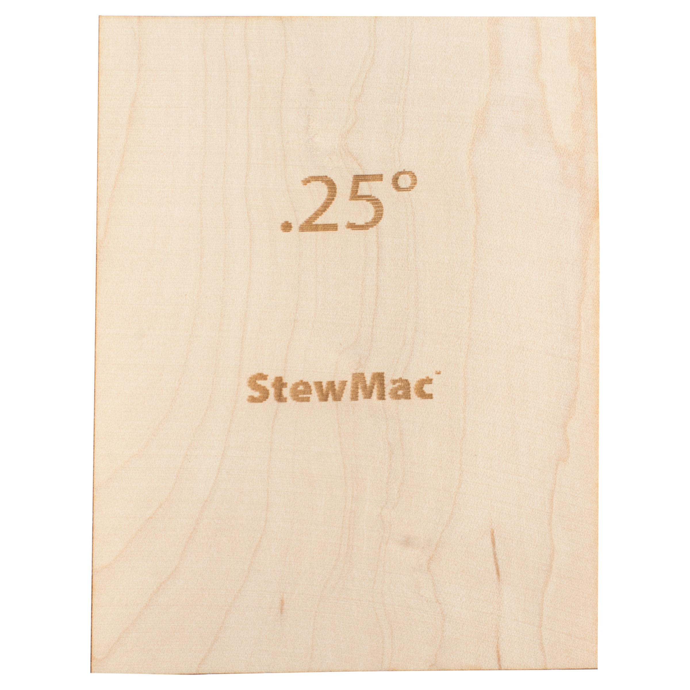 StewMac Neck Shims for Bass, Blank, 0.25 degree