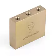 Bloque Tremolo de latón graso Floyd Rose Original, 42 mm - Para instalaciones de montaje empotrado, el bloque Floyd Rose original