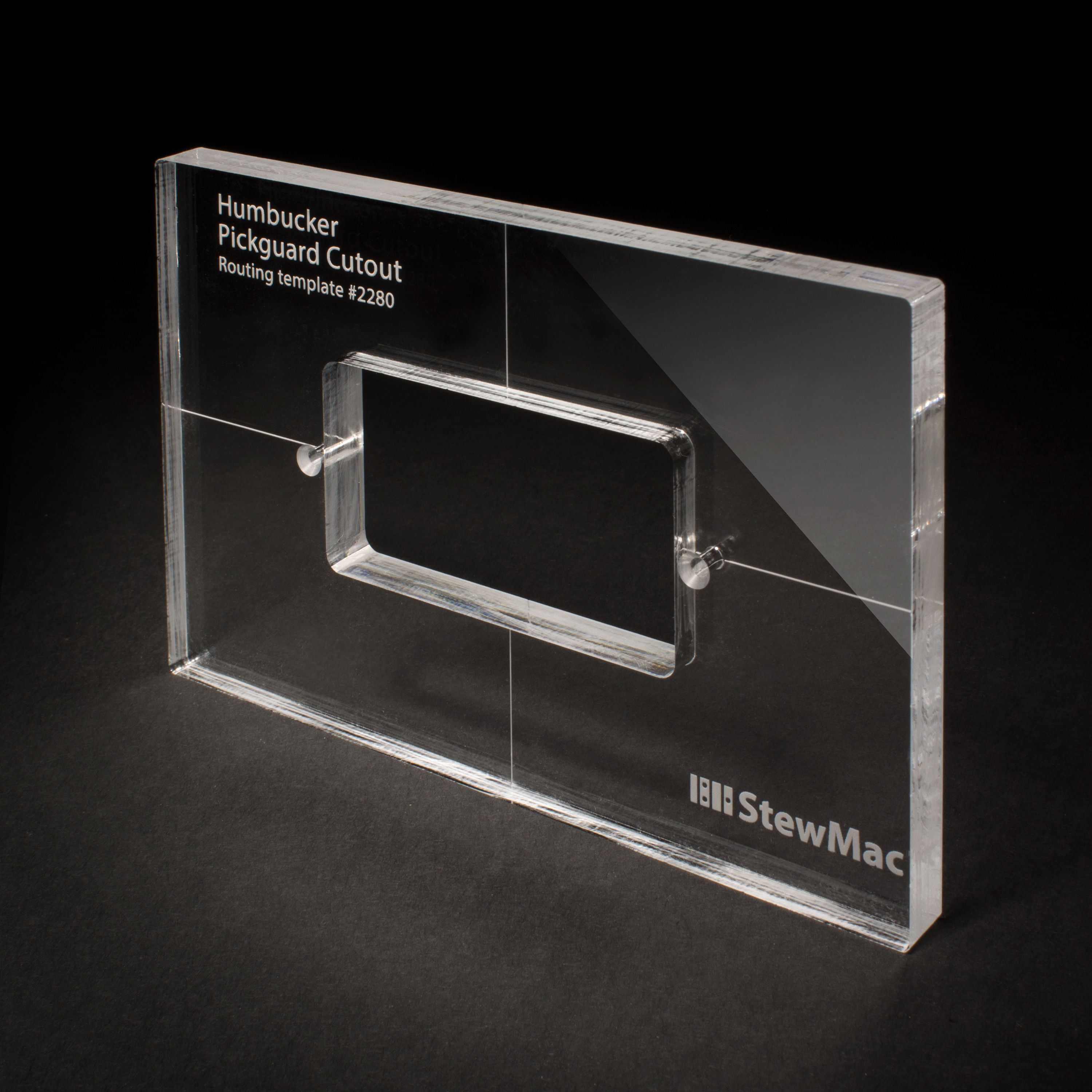 Plantillas de enrutamiento de recogida para Humbucker