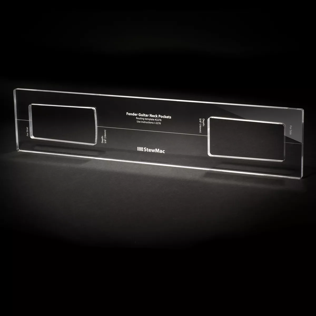 Plantilla de enrutamiento de bolsillo de cuello para guardabarros Plantilla de enrutamiento de bolsillo de cuello para guardabarros