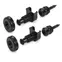Schaller S-Locks, negro cromado, juego de 2 Schaller S-Locks, negro cromado, juego de 2