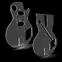 Conjunto de cuerpo de plantilla de fresado para Les Paul® '59 Conjunto de cuerpo de plantilla de fresado para Les Paul® '59