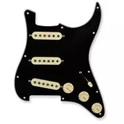 Guardabarros Texas Special Pre-wired Stratocaster con golpeador, negro
