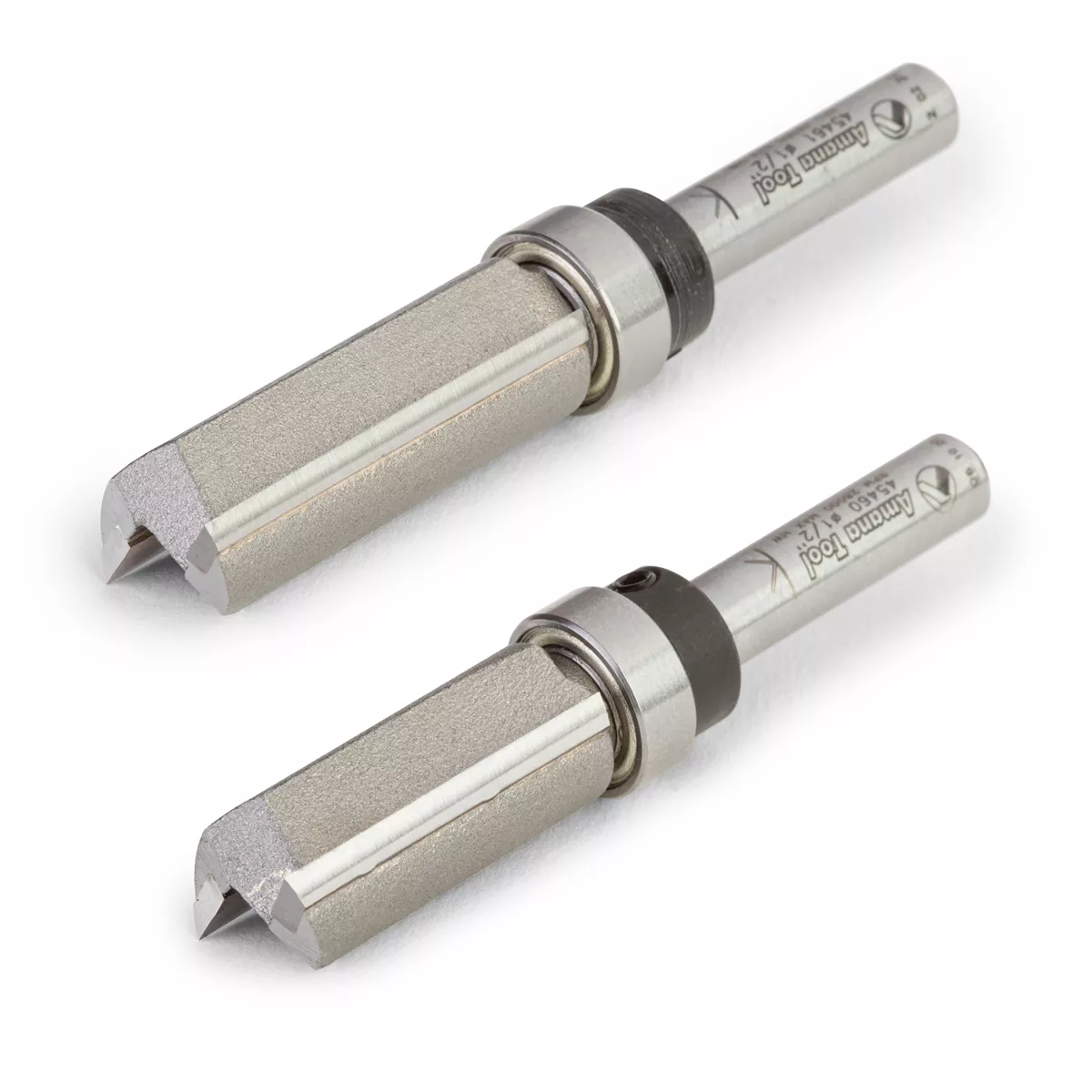 Amana Tool Brocas para enrutador de cojinetes de bolas con escote pronunciado y adorno empotrado Amana Tool Brocas para enrutador de cojinetes de bolas con escote pronunciado y adorno empotrado