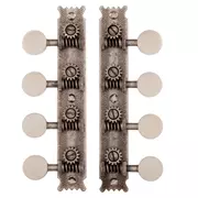 Afinadores clavijeros Golden Age para mandolina estilo A, níquel relic y pomos de ivoroide