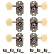 Guitarras y clavijeros Golden Age Restoration 3+3, níquel relic