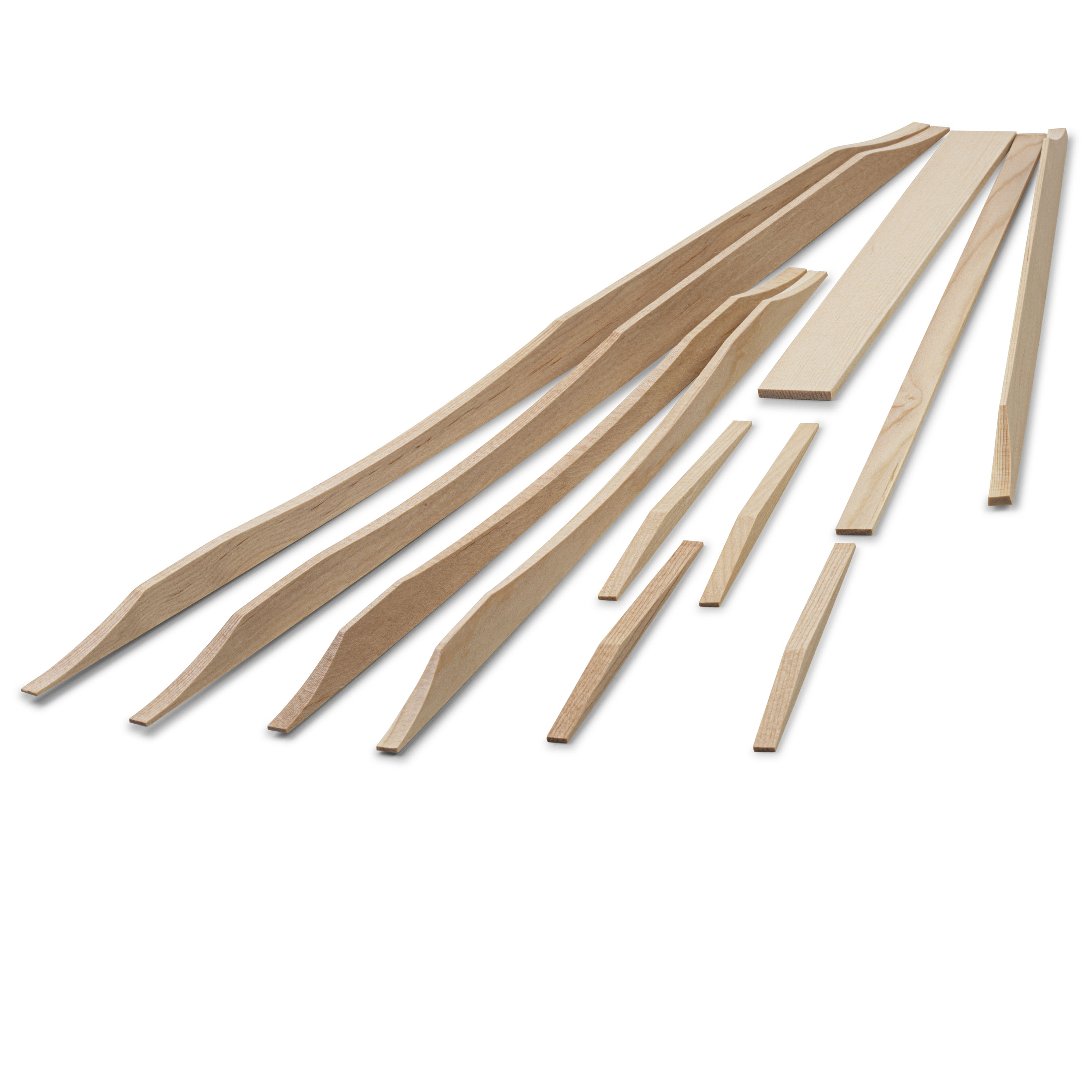 Soportes de costilla perfilada para guitarra J-45, soportes de tapa de resonancia