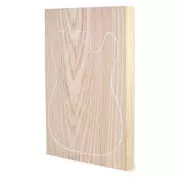 1-Piece de cuerpo en bruto de fresno del pantano