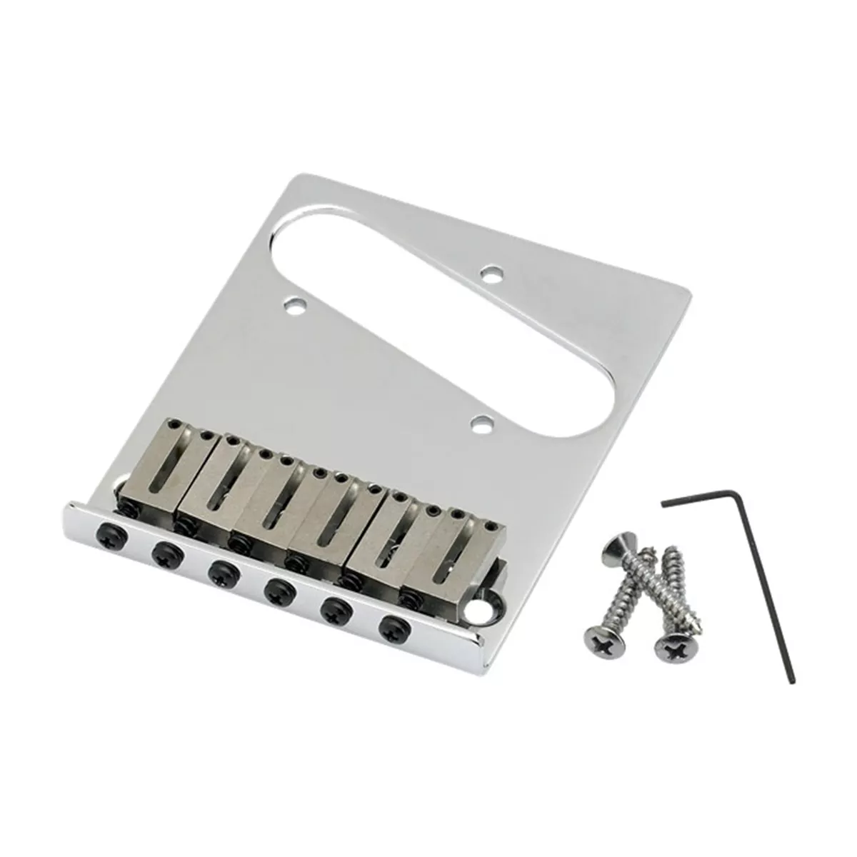 Conjunto de puente para Telecaster de la serie American 6-Saddle Fender Conjunto de puente para Telecaster de la serie American 6-Saddle Fender