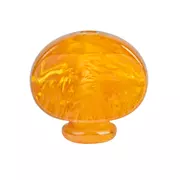 Perillas de clavijero de banjo, plástico de remolino ámbar