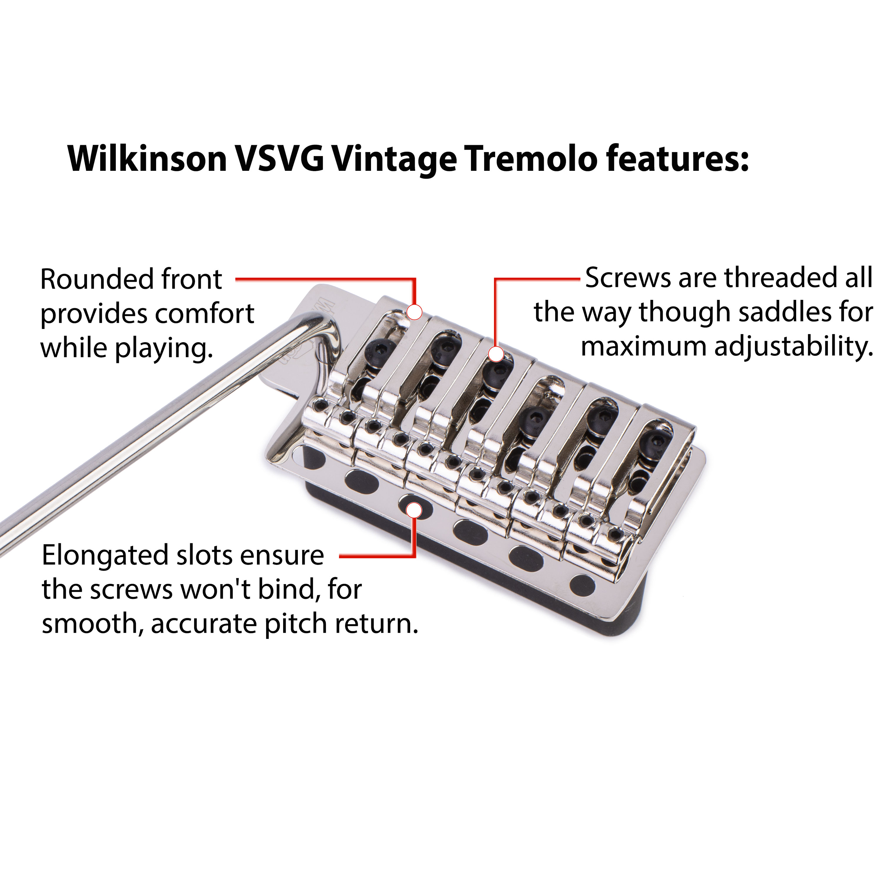 Tremolo vintage VSVG de Wilkinson/Gotoh