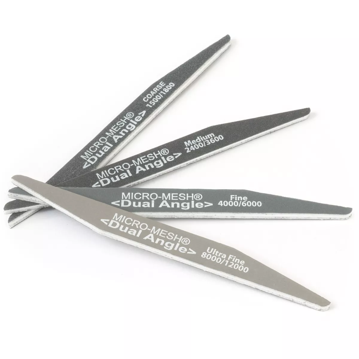 Barras de retoque Micro-Mesh de doble ángulo, juego de 4 Barras de retoque Micro-Mesh de doble ángulo, juego de 4