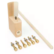 JLD Bridge Doctor, montaje con pasador de latón