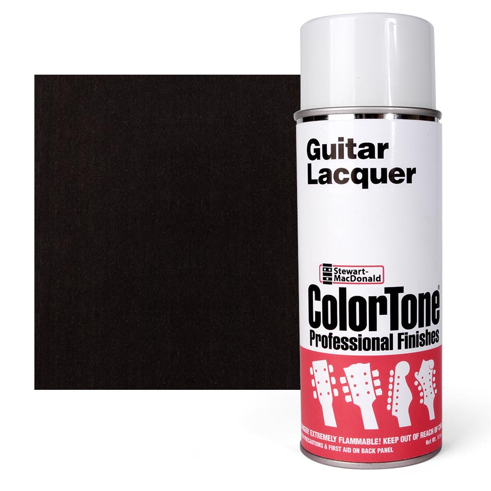Laca en aerosol ColorTone para guitarra, Sunburst Black