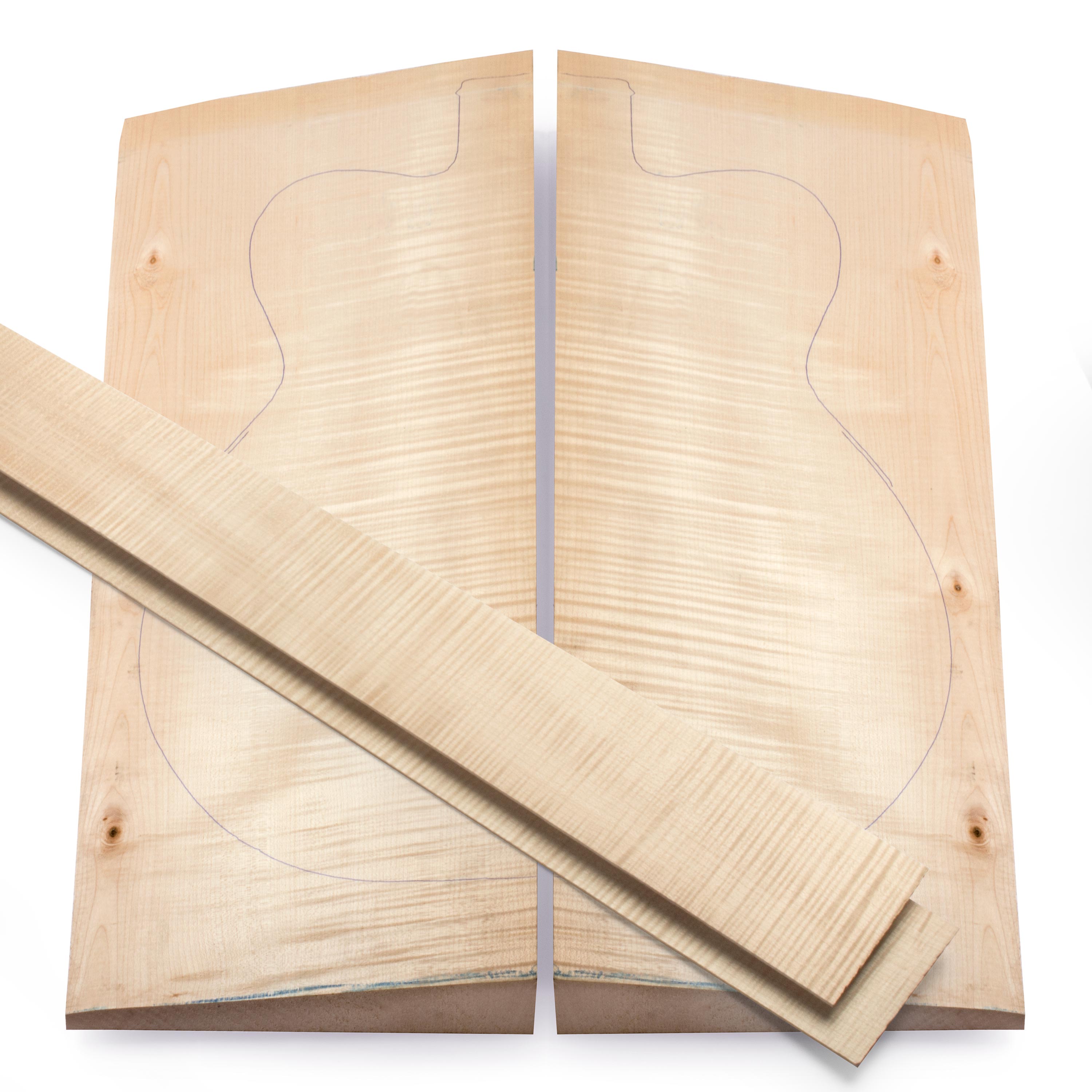 Parte posterior/set de aros Archtop Parte posterior/set de aros Archtop