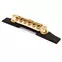 Puente Tune-o-matic para guitarra Archtop, oro sobre ébano Puente Tune-o-matic para guitarra Archtop, oro sobre ébano