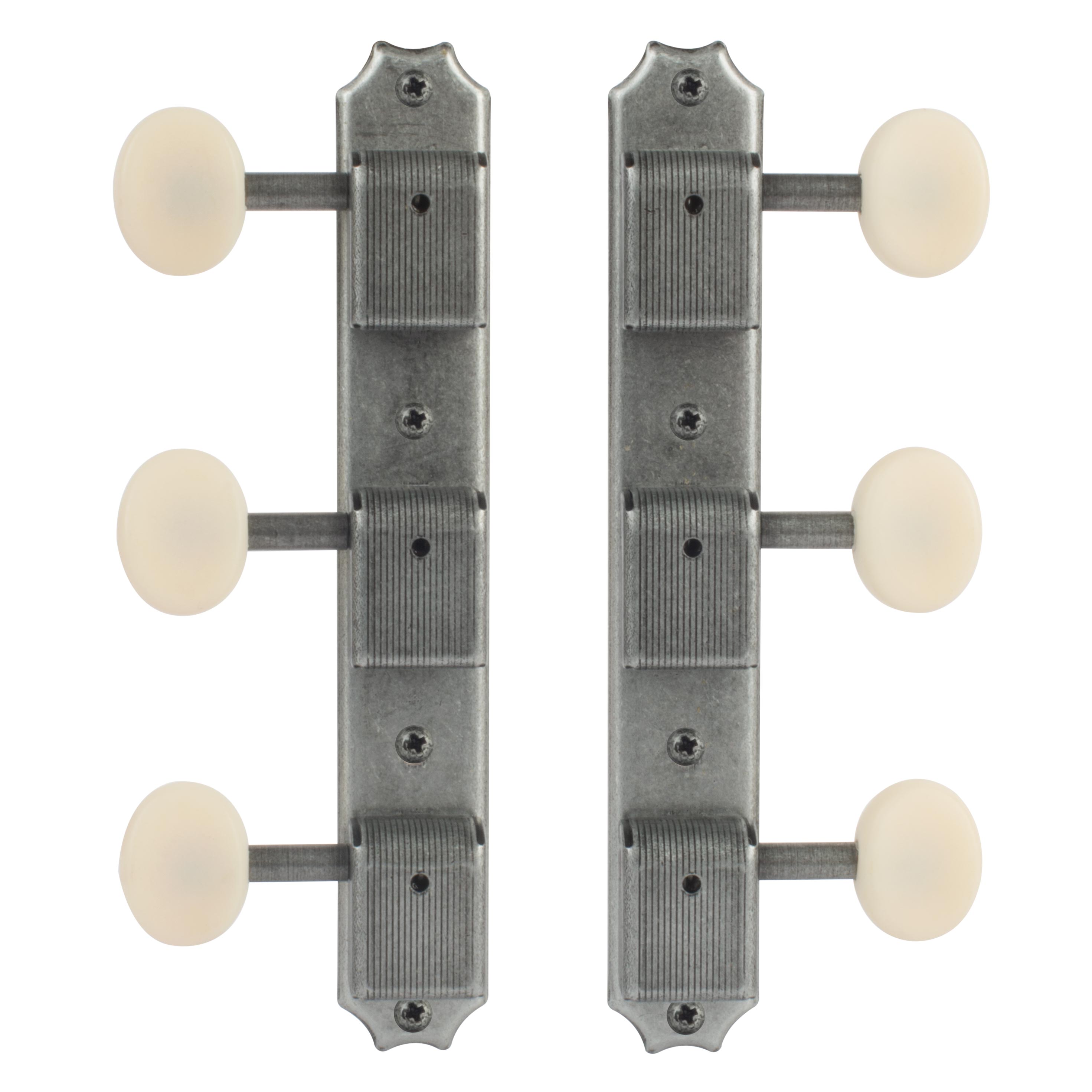 Clavijas de afinación estilo vintage Golden Age, 3 en placa