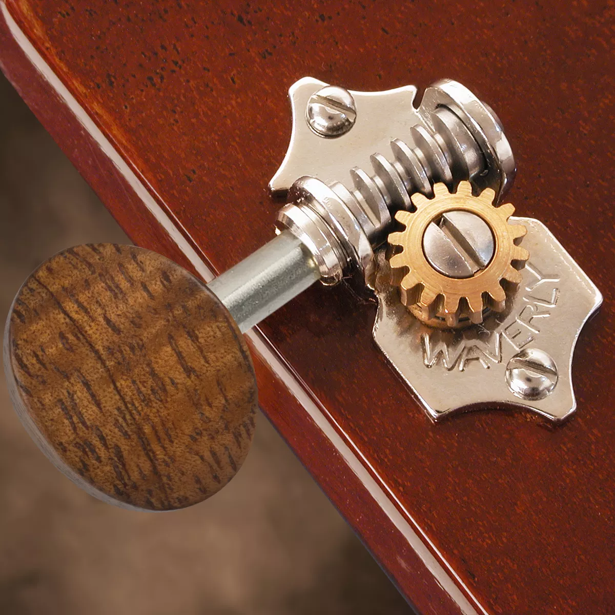 Clavijas de afinación Waverly con perillas de koa para palas macizas Clavijas de afinación Waverly con perillas de koa para palas macizas