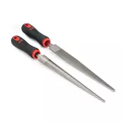 Archivos de maquinilla, juego de 2 cónicos (planos y curvos)