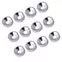 Casquillos de montaje en cuello, cromo, paquete de 12 Casquillos de montaje en cuello, cromo, paquete de 12