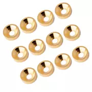 Casquillos de montaje en mástil, dorado, paquete de 12