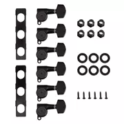 Engranaje cerrado Hipshot Grip-Lock, kit de actualización de clavijero de 6-In-Line, negro