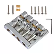 Hipshot puente bajo KickAss de 4 cuerdas, cromo