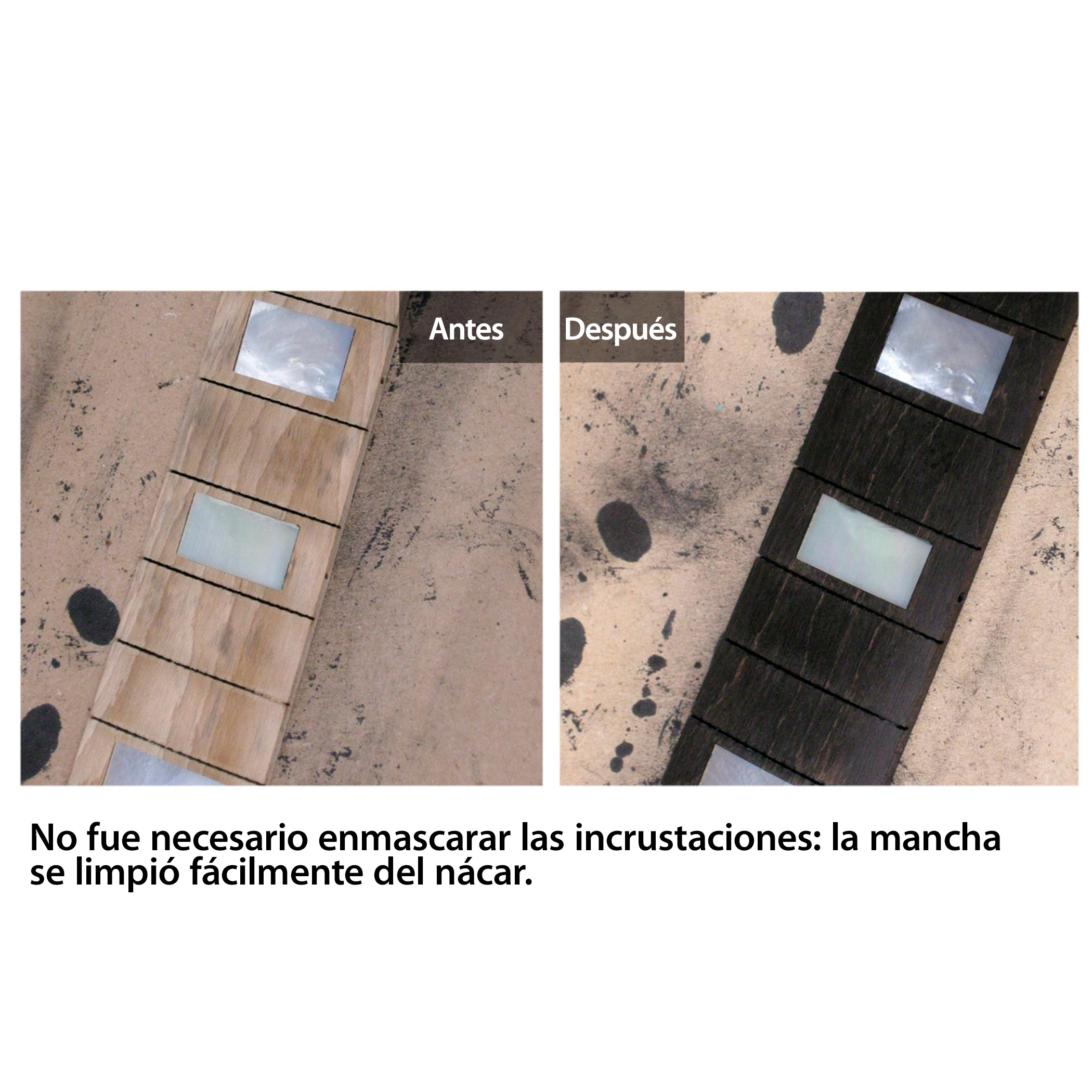 Mancha de diapasón negra