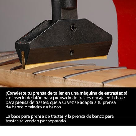 Insertos para prensa de trastes