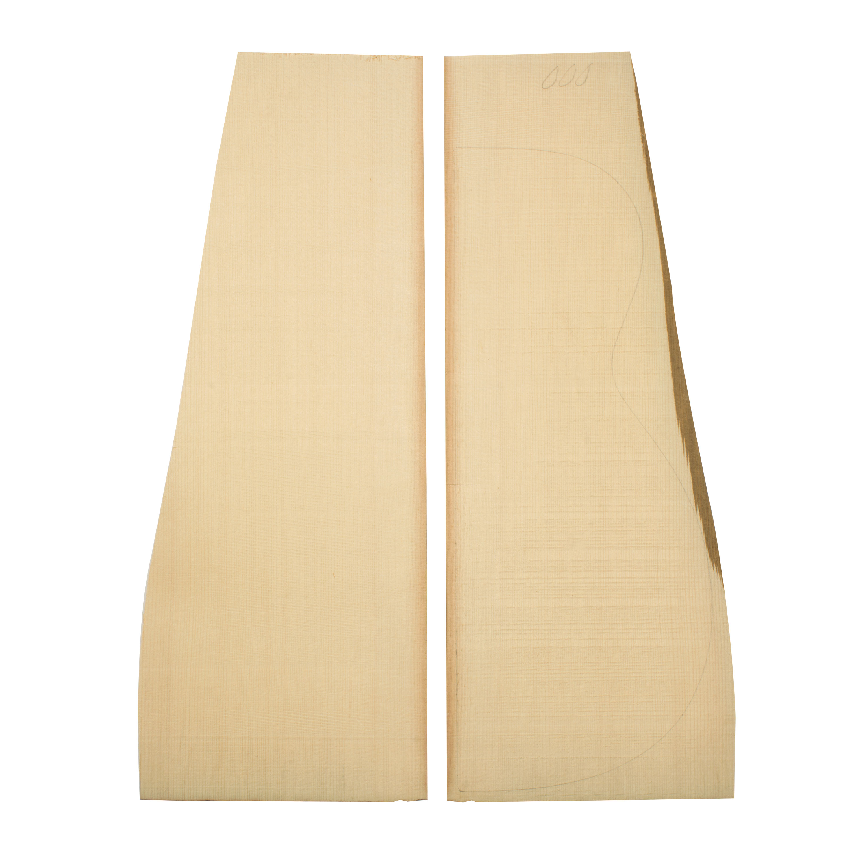 Placa de sonido Old Growth Red Spruce para guitarra pequeña