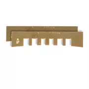 Plaquitas de prensa Fret con muesca, 11